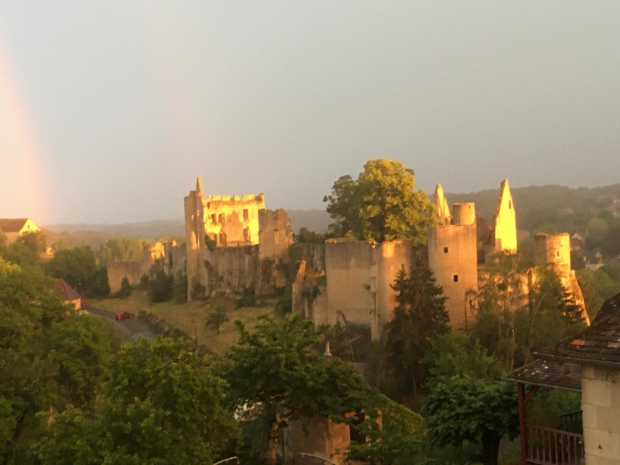 Chez Fred Avec Vue Sur Le Chateau Angles-sur-lʼAnglin المظهر الخارجي الصورة