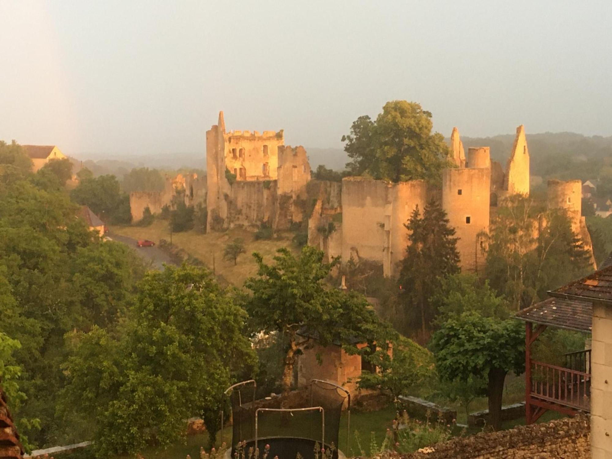 Chez Fred Avec Vue Sur Le Chateau Angles-sur-lʼAnglin المظهر الخارجي الصورة